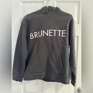 Brunette The Label black hoodie
